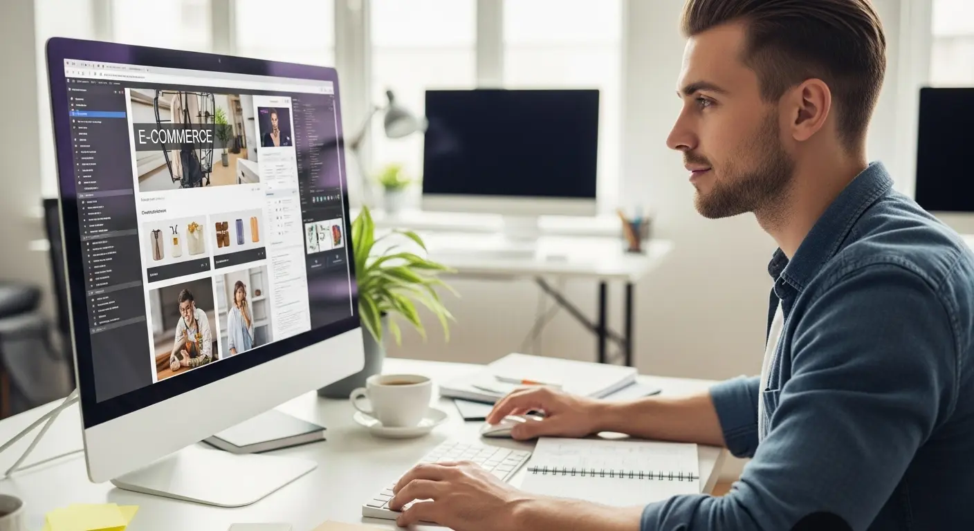 Design av e-handelswebbplats